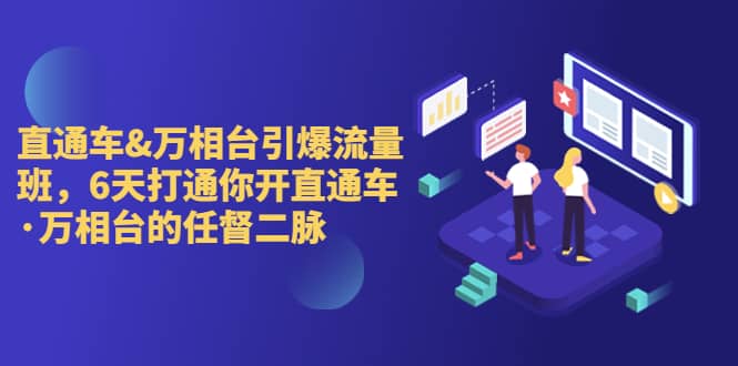 直通车+万相台引爆流量班，6天打通你开直通车·万相台的任督 二脉网创吧-网创项目资源站-副业项目-创业项目-搞钱项目创业吧