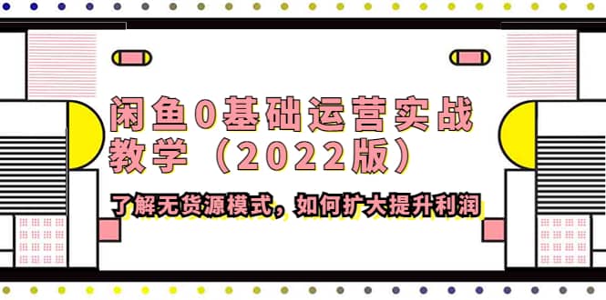 闲鱼0基础运营实战教学（2022版）了解无货源模式，如何扩大提升利润网创吧-网创项目资源站-副业项目-创业项目-搞钱项目创业吧