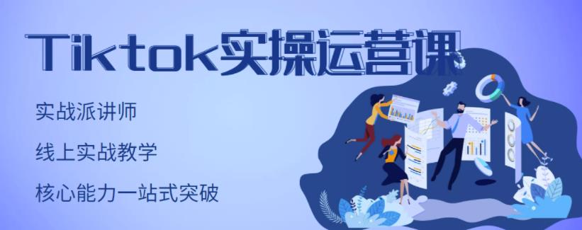TikTok实操运营课，手把手账号实战，适合零基础Tiktok新人网创吧-网创项目资源站-副业项目-创业项目-搞钱项目创业吧