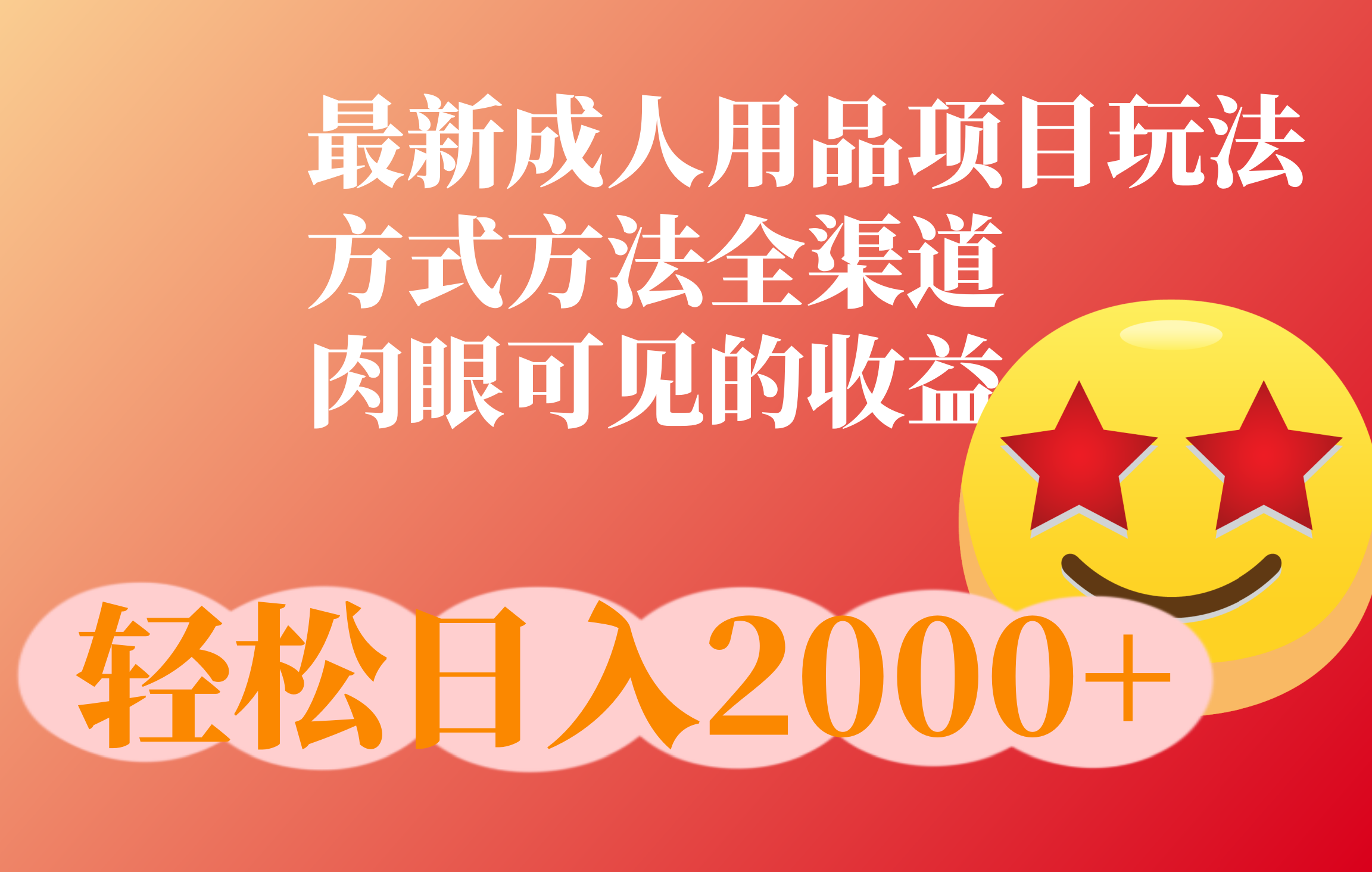 成人用品项目最新玩法，方式方法全渠道网创吧-网创项目资源站-副业项目-创业项目-搞钱项目创业吧