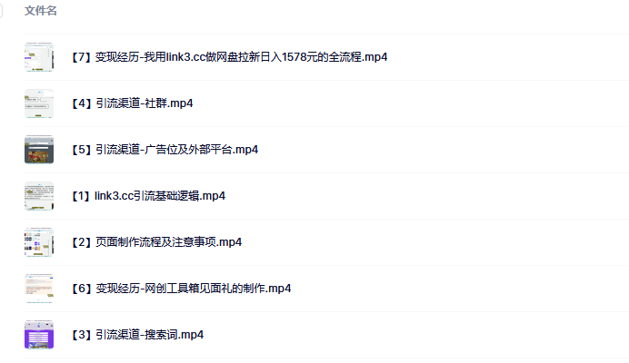 link3.cc聚合链接引流，日引流50＋精准粉网创吧-网创项目资源站-副业项目-创业项目-搞钱项目创业吧