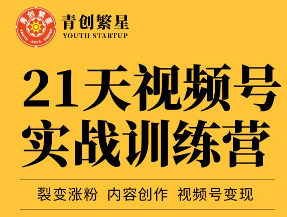 张萌21天视频号实战训练营，裂变涨粉、内容创作、视频号变现 价值298元网创吧-网创项目资源站-副业项目-创业项目-搞钱项目创业吧