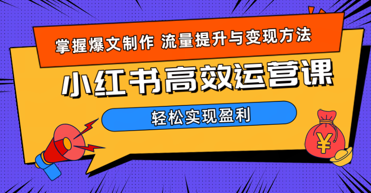 价值980小红书运营操作指南网创吧-网创项目资源站-副业项目-创业项目-搞钱项目创业吧
