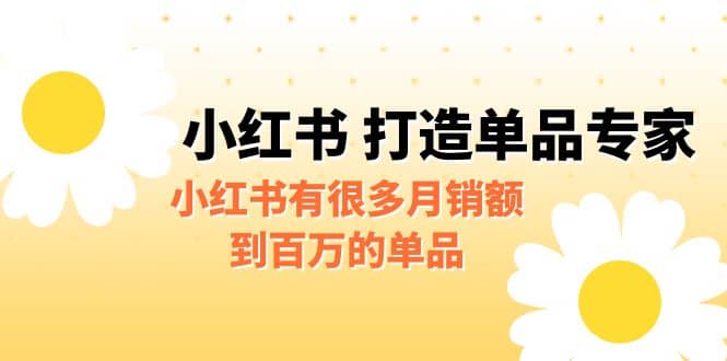 某公众号付费文章《小红书 打造单品专家》小红书有很多月销额到百万的单品网创吧-网创项目资源站-副业项目-创业项目-搞钱项目创业吧