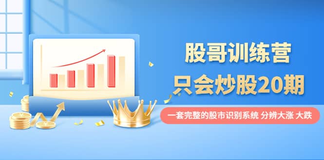 股哥训练营·只会炒股20期：一套完整的股市识别系统，分辨大涨、大跌网创吧-网创项目资源站-副业项目-创业项目-搞钱项目创业吧