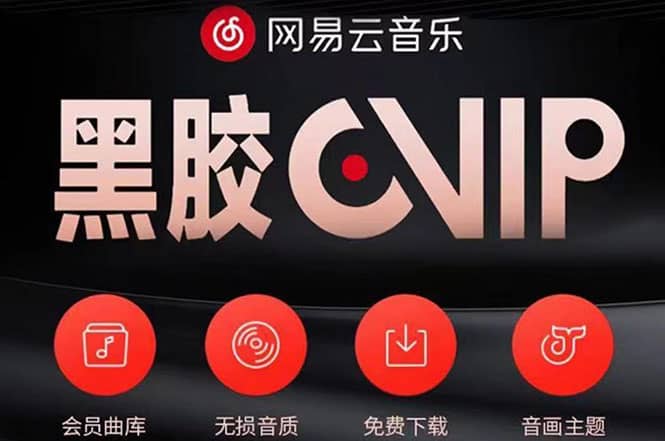 网易云撸黑胶年卡及变现方法，收益可无限放大网创吧-网创项目资源站-副业项目-创业项目-搞钱项目创业吧