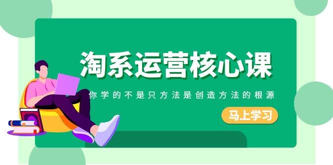 淘系-运营核心课，你学的不是只方法是创造方法的根源（190节课）网创吧-网创项目资源站-副业项目-创业项目-搞钱项目创业吧