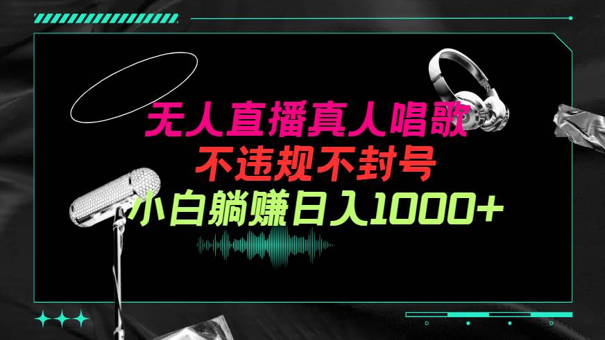 抖音24小时无人直播音乐，不违规，不封号纯撸音浪，小白实操当天日入1000+网创吧-网创项目资源站-副业项目-创业项目-搞钱项目创业吧