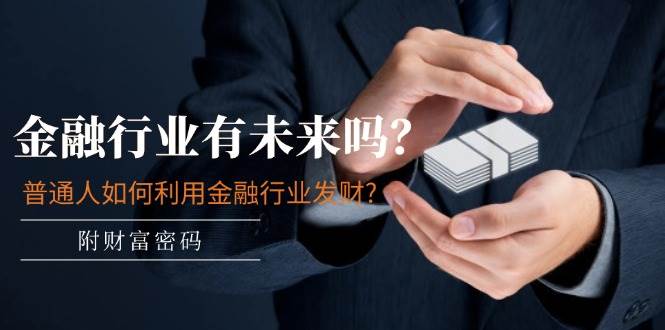 某付费文章：金融行业有未来吗？普通人如何利用金融行业发财?(附财富密码)网创吧-网创项目资源站-副业项目-创业项目-搞钱项目创业吧