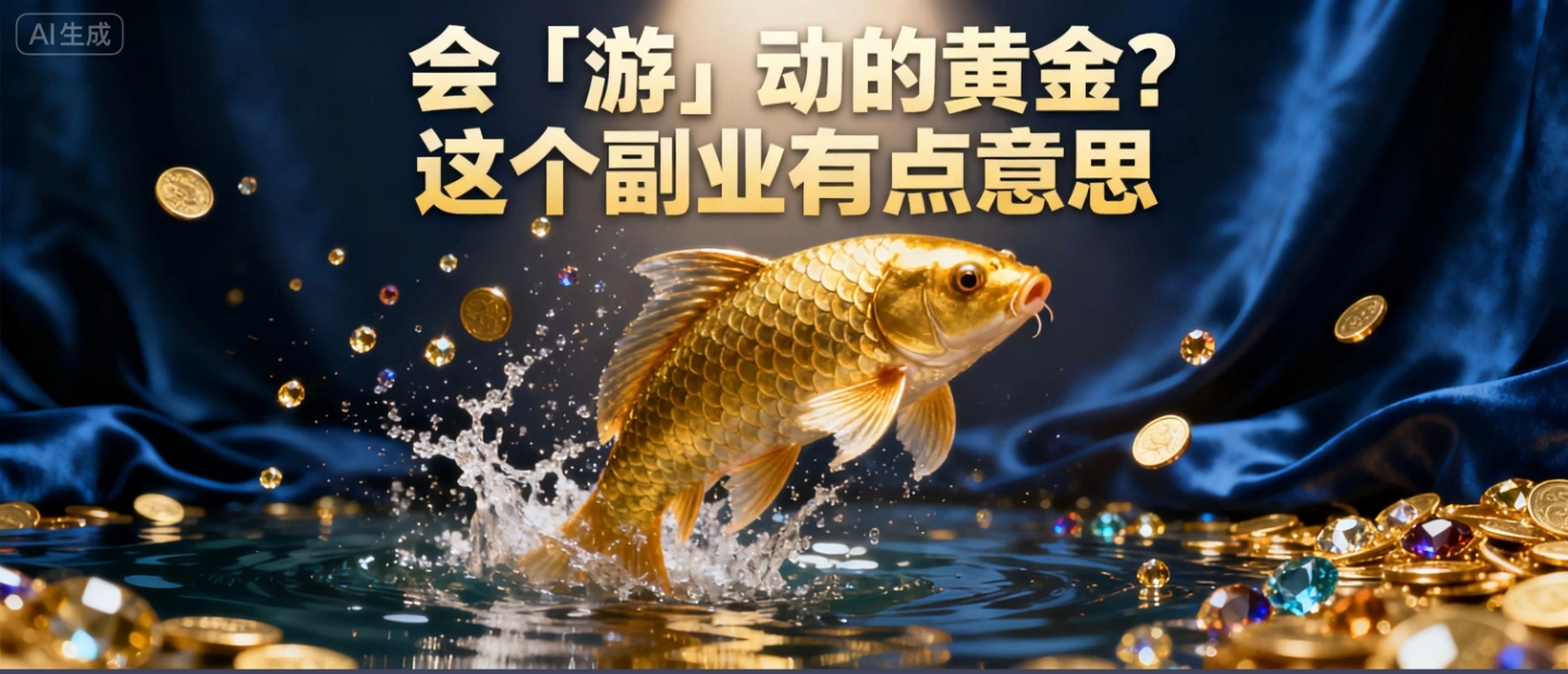 单号月销1.5W+！AI“凭空造鱼”带货新玩法，小白3分钟出一个爆款视频网创吧-网创项目资源站-副业项目-创业项目-搞钱项目创业吧